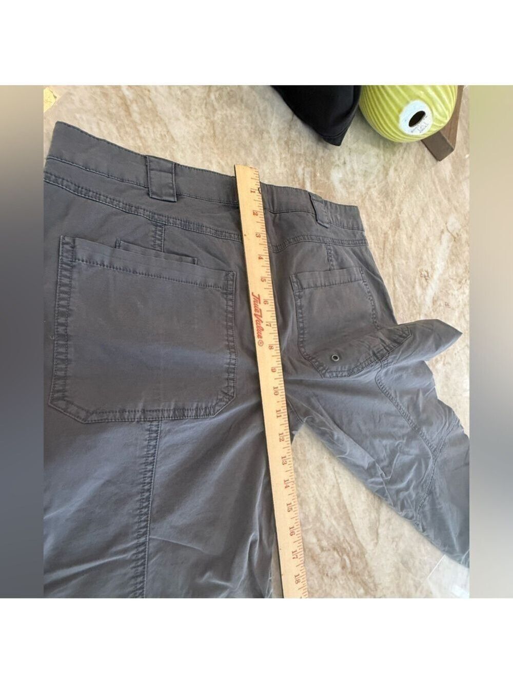 BDG Harper Moto Gray Boot Cut cargo accent Pants urban outfitters - Picture 9 of 13